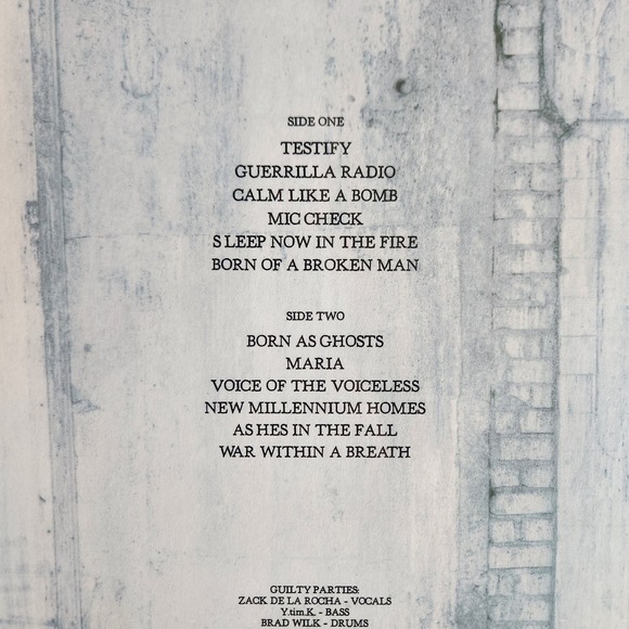 Rage Against The Machine - The Battle Of Los Angeles NEW Sealed Vinyl - Picture 5 of 5